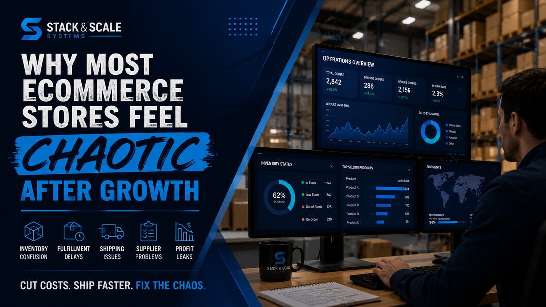 Why Most Ecommerce Stores Feel Chaotic After Growth